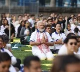 Narendra Modi Addresses Yoga Day Event in Visakhapatnam