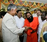 Chandrababu Invites Baba Ramdev as AP Tourism Advisor