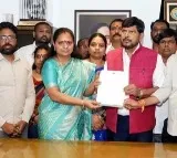 Kavitha Invites Union Minister to Her Residence