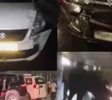 Nine Cars Collide on Hyderabad ORR Causing Traffic Jam