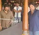 Chiranjeevi on Ustaad Bhagat Singh Set Watching Pawan Kalyan