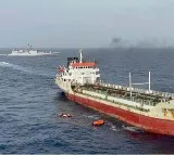 INS Tabar Rescues Crew from Burning Ship in Arabian Sea