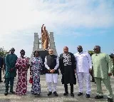 In Ghana, PM Modi pays tribute to revered African leader Kwame Nkrumah