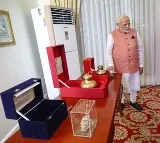 PM Modi presents Ram Mandir replica and holy water from Saryu river to Trinidad and Tobago PM