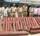 Pushpa Scene in Seshachalam Forest Smugglers Attack Police