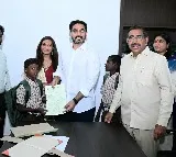 Nara Lokesh Supports Beggar Children Gets School Admission