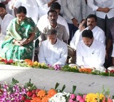 YS Jagan Pays Tribute to Father at Idupulapaya