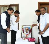 Revanth Reddy Pays Tribute to YSR in Delhi