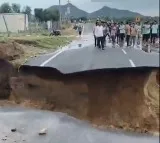 Rajasthan Road Collapses Before Inauguration Due to Heavy Rains