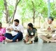 Nara Lokesh Picks Up Chandrababus Plate Showing Respect