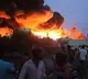 Four wagons gutted in major fire on diesel-laden goods train in TN (Ld)