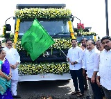 Nara Lokesh sets 100 day challenge for pothole free Mangalagiri