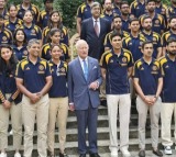 India Cricket Teams Meet King Charles
