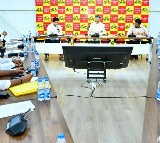 CM Chandrababu  Naidu asks TDP MPs to intensify efforts to secure funds from Centre