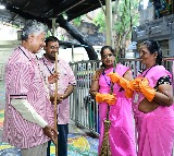 Chandrababu Naidu as Sanitation Worker at Tirupati Kapileswaram Temple