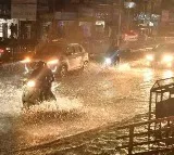 Hyderabad Rain causes traffic jams in several areas