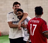Manchester United and Team India Players Photoshoot
