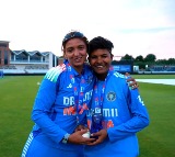Harmanpreet shares POTM award with Kranti Gaud for series winning six-fer against England