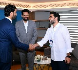 Nara Lokesh Invited to UAE by Economy Minister Abdul Bin Taql Al Mari