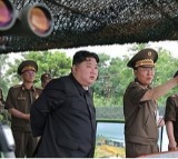 North Korean leader calls for bolstering combat capability during artillery drills