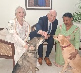 It’s more than just puppy love for British envoy Caroline Rowett