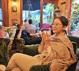 Manisha Koirala finds monsoon bliss in chai and a slice of cake