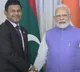 PM Modi meets Maldivian Vice President Hussain Latheef in Male