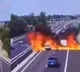 Plane Crashes Into Italian Highway Killing Two In Fiery Explosion