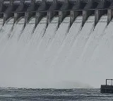 Fourteen crest gates of Nagarjuna Sagar dam lifted