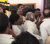 Tension at Telugu Film Chamber Jai Telangana Slogans