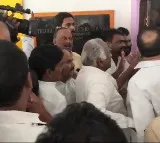 Tension at Telugu Film Chamber Jai Telangana Slogans