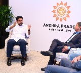 Nara Lokesh Visits Microsoft Experience Center in Singapore