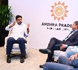 Nara Lokesh Visits Microsoft Experience Center in Singapore