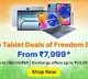 Flipkart Freedom Sale Offers Lowest Tablet Prices This Year