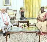 PM Modi, HM Shah meet President Murmu at Rashtrapati Bhavan