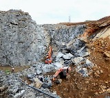 Tragedy in Bapatla district Six dead in quarry rockfall