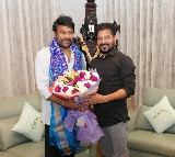 Megastar Chiranjeevi meets Telangana CM Revanth Reddy