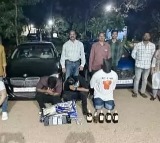 Six techies arrested for consuming drugs at a party near Hyderabad