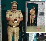 Floodwaters come calling UP cop performs Ganga aarti at doorstep