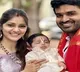 Kiran Abbavaram names son Hanu at Tirumala