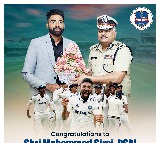 Telangana Police Proud of DSp Mohammed Siraj Cricket Success