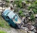 Three CRPF jawans killed 10 injured in JK road accident