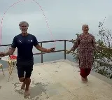 Milind Soman's mother does skipping every day even at 86