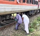 Fire on Ganga Kaveri Express Train in Nellore