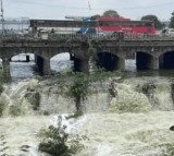 Hussain Sagar Lake overflows due to heavy Hyderabad rains