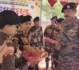 BSF personnel at India-Pak border along Rajasthan celebrate Raksha Bandhan