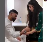 Mohammed Siraj Rakhi Celebration with Asha Bhosles Granddaughter