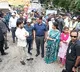 CM Revanth Reddy visits some flood-hit areas in Hyderabad