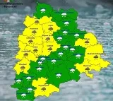 Telangana Rains Today Yellow Alert Issued for Several Districts