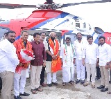 Telangana Ministers Land at Janasena Office in Mangalagiri